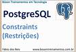 Restrições banco PostgreSQL em aplicação comercia